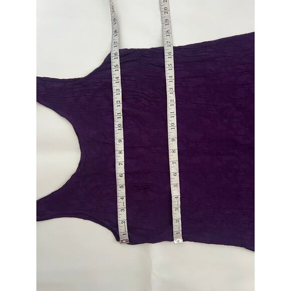 Teddi vintage embroidered dress M/L Purple tunic grunge boho Witchy - Picture 4 of 5